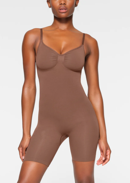 Customized mid-thigh jumpsuits